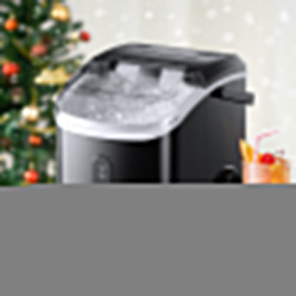 EUHOMY Auto-Cleaning 10'' Nugget Ice Countertop Ice Maker with Handle - Euhomy